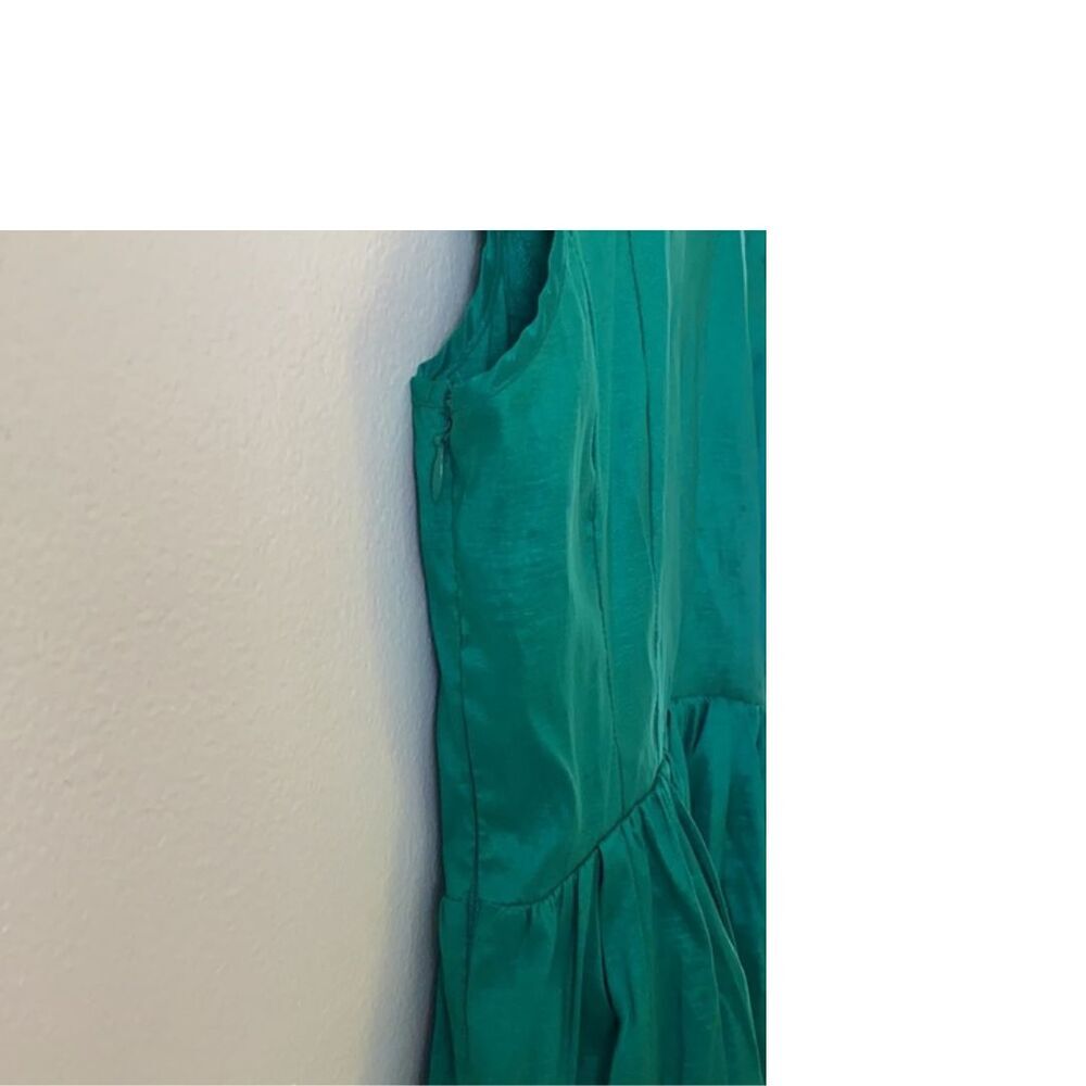 Forever 21 Green Fit & Flare Sleeveless Dress Medium - Picture 4 of 6